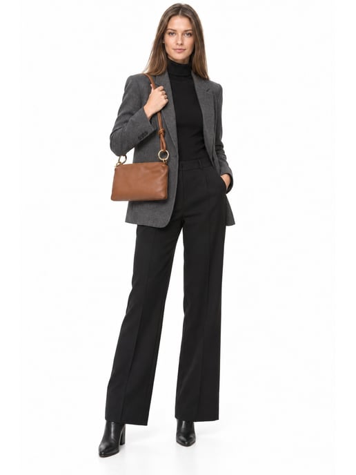 Anna Luchini Brown Bolso de cuero - Image 6