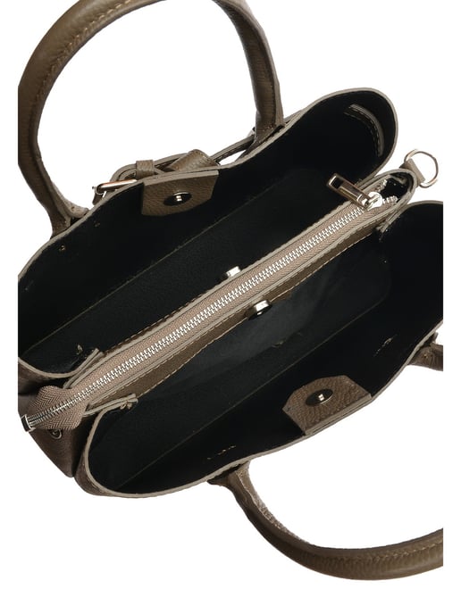 Anna Luchini Beige Bolso de cuero - Image 4