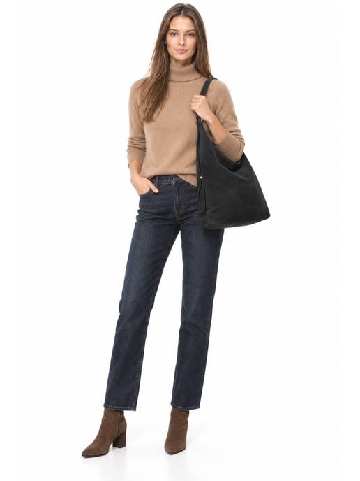 Luisa Vannini Negro Bolso de cuero - Image 6