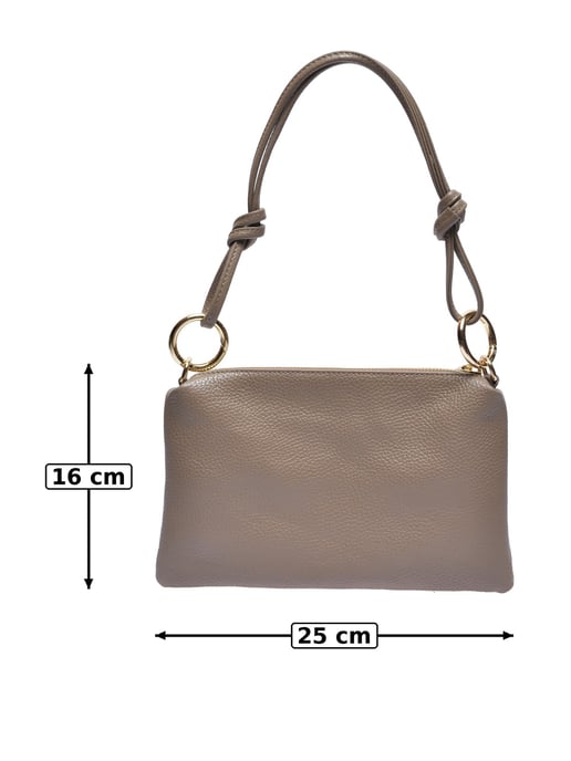 Anna Luchini Beige Bolso de cuero - Image 5