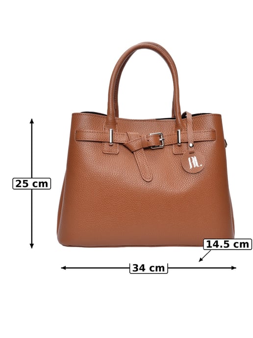 Anna Luchini Brown Bolso de cuero - Image 6