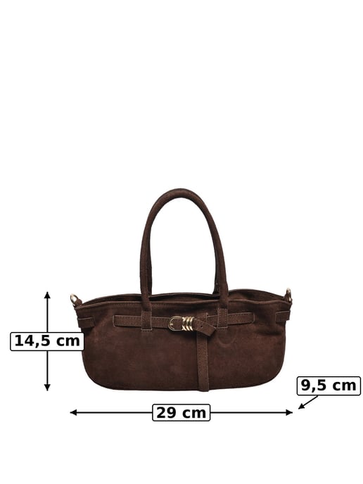 Luisa Vannini Bicolor Bolso de cuero - Image 5