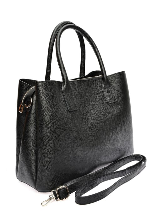 Anna Luchini Negro Bolso de cuero - Image 2