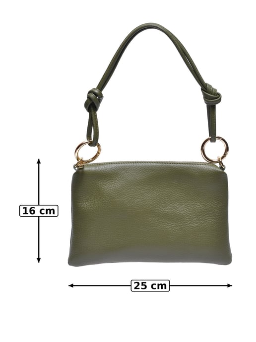 Anna Luchini Caqui Bolso de cuero - Image 5