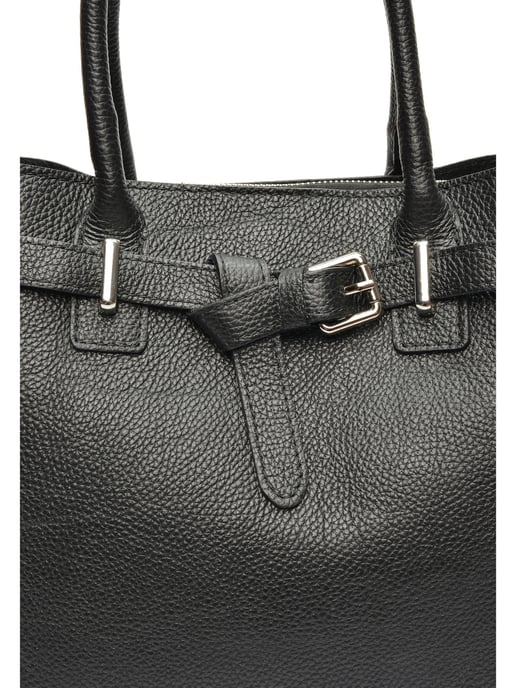 Anna Luchini Negro Bolso de cuero - Image 3