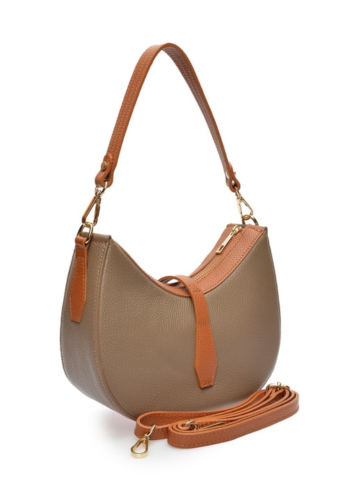 Roberta M Beige Bolso de cuero - Image 2