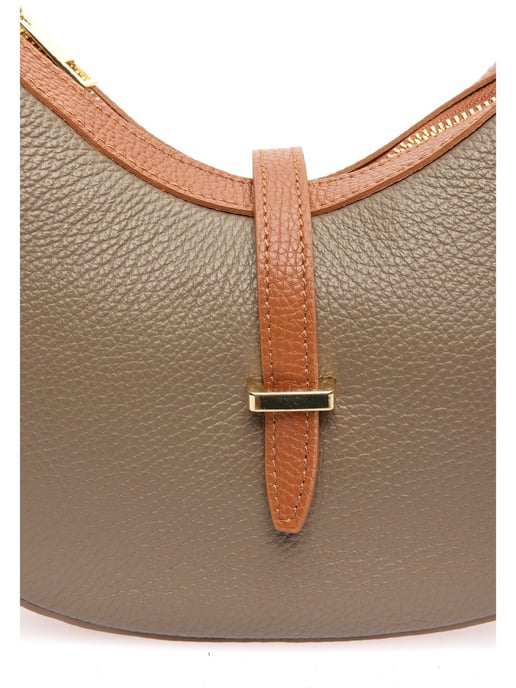 Roberta M Beige Bolso de cuero - Image 3