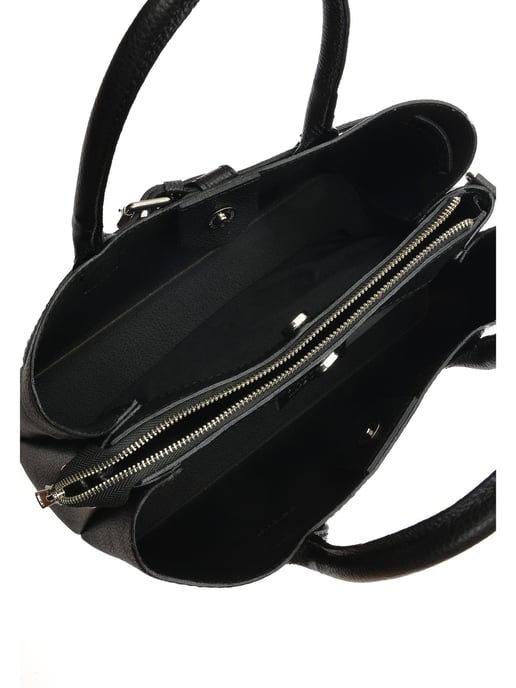 Anna Luchini Negro Bolso de cuero - Image 4