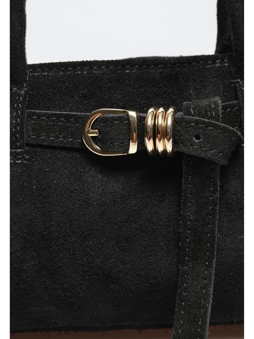 Luisa Vannini NEGRO Bolso de cuero - Image 3