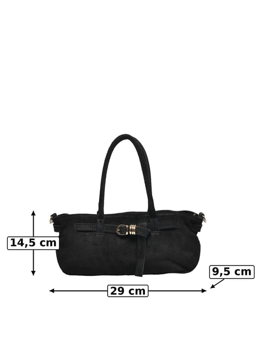 Luisa Vannini NEGRO Bolso de cuero - Image 5