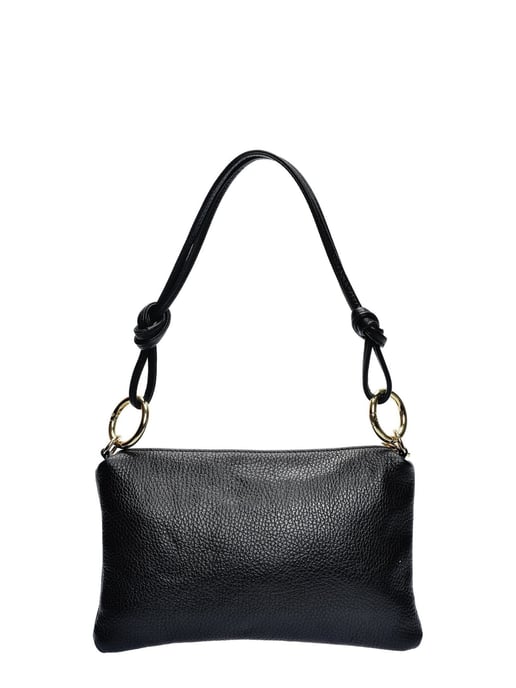 Anna Luchini Negro Bolso de cuero - Image 1