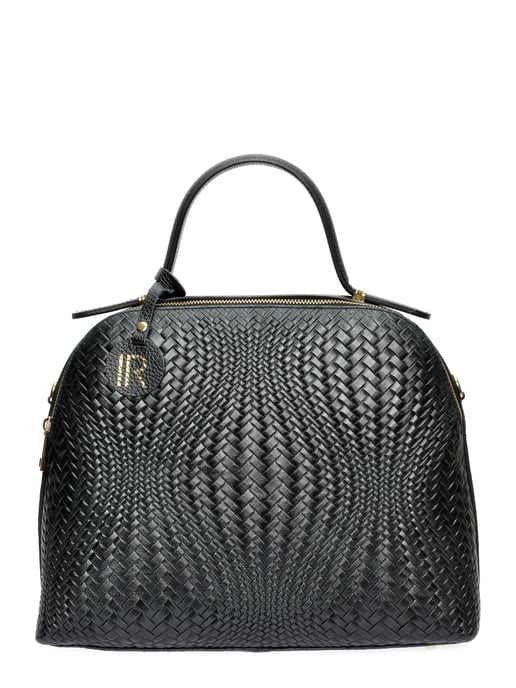 Isabella Rhea Negro Bolso de cuero - Image 1