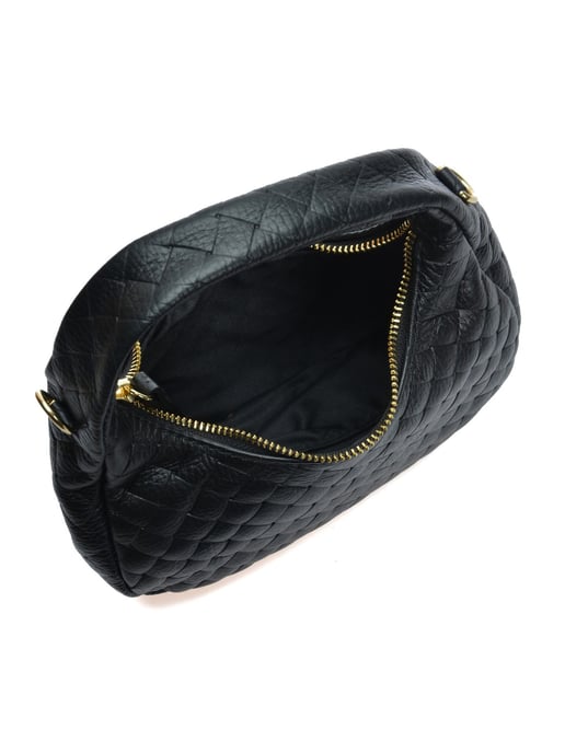 Anna Luchini Negro Bolso de cuero - Image 4