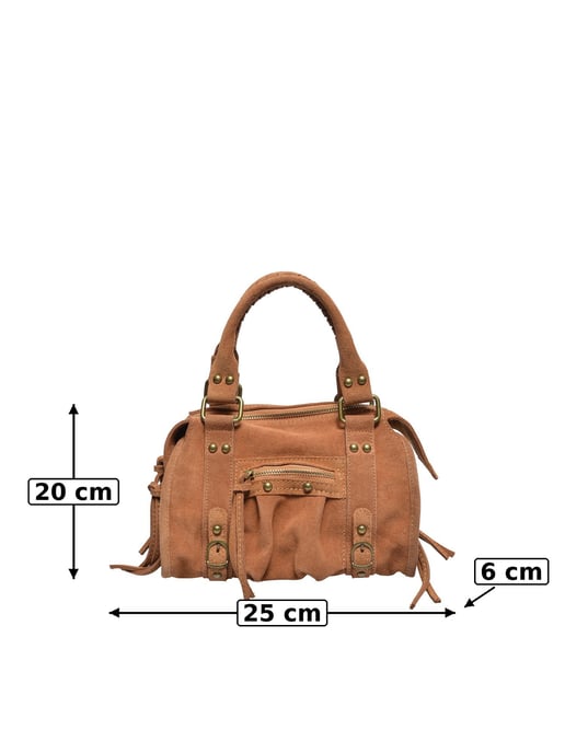 Luisa Vannini COGNAC Bolso de cuero - Image 5