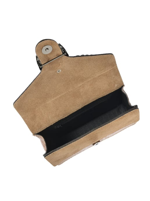 Roberta M Beige Bolso de cuero - Image 4