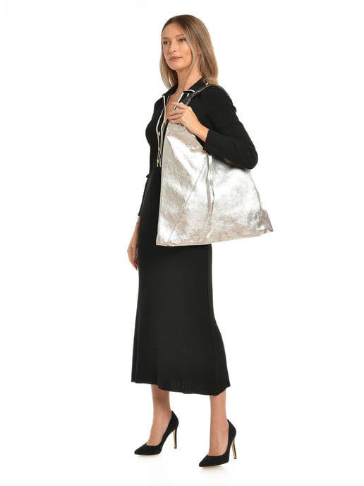 Isabella Rhea Plata Bolso de cuero - Image 5