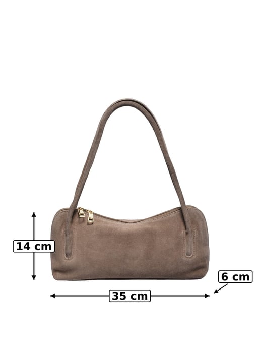 Luisa Vannini Beige Bolso de cuero - Image 5