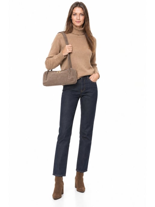 Luisa Vannini Beige Bolso de cuero - Image 6
