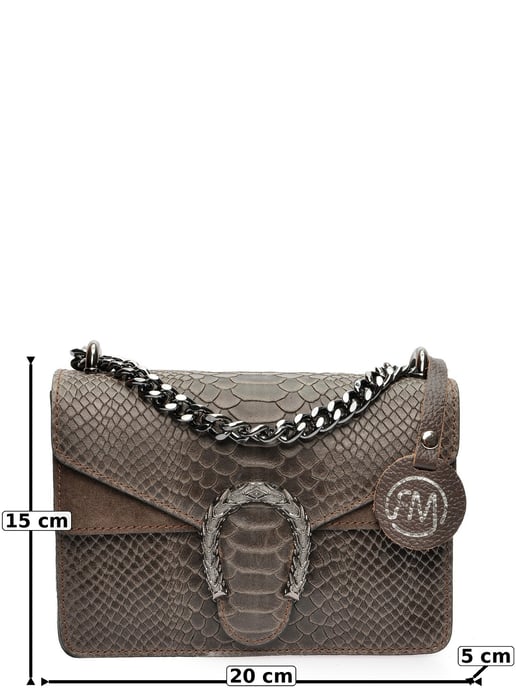 Roberta M Granate Bolso de cuero - Image 6