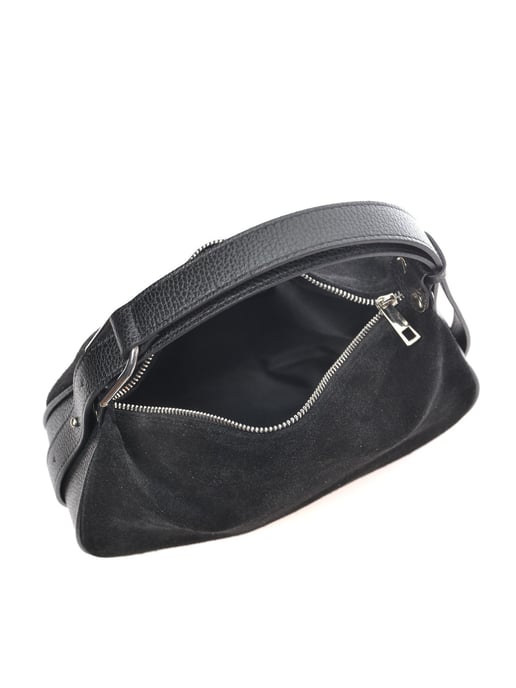 Anna Luchini Negro Bolso de cuero - Image 4