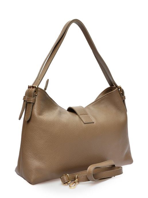 Anna Luchini Beige Bolso de cuero - Image 2