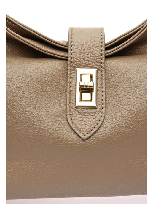 Anna Luchini Beige Bolso de cuero - Image 3