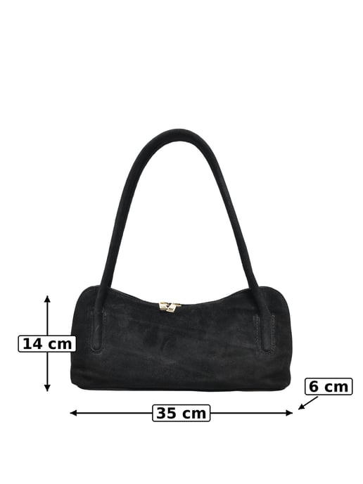 Luisa Vannini Negro Bolso de cuero - Image 5
