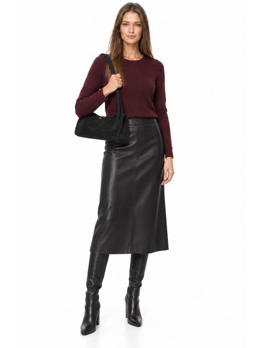 Luisa Vannini Negro Bolso de cuero - Image 6