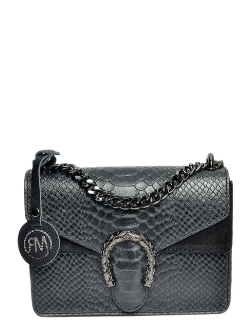 Roberta M Negro Bolso de cuero - Image 1
