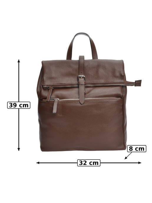 Anna Luchini CHOCOLATE Bolso de cuero - Image 6