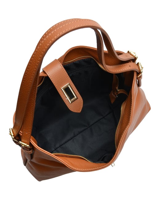 Anna Luchini Brown Bolso de cuero - Image 4