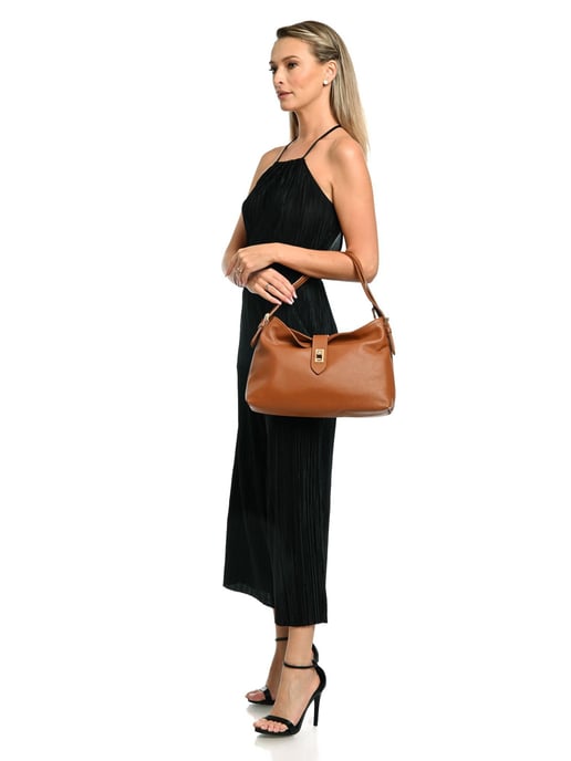 Anna Luchini Brown Bolso de cuero - Image 5