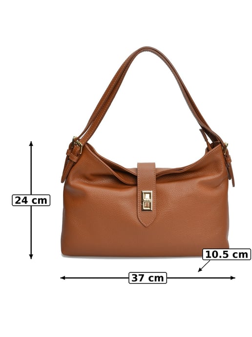 Anna Luchini Brown Bolso de cuero - Image 6
