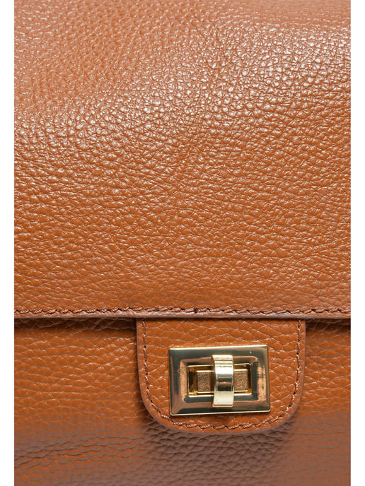 Luisa Vannini COGNAC Bolso de cuero - Image 3