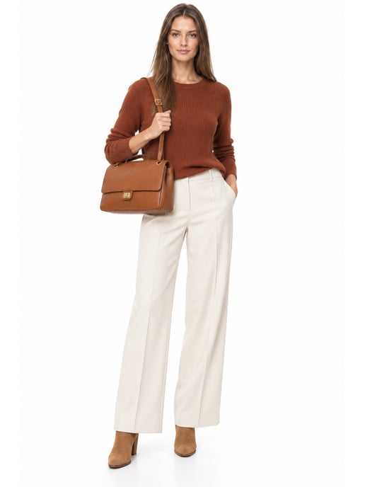 Luisa Vannini COGNAC Bolso de cuero - Image 6
