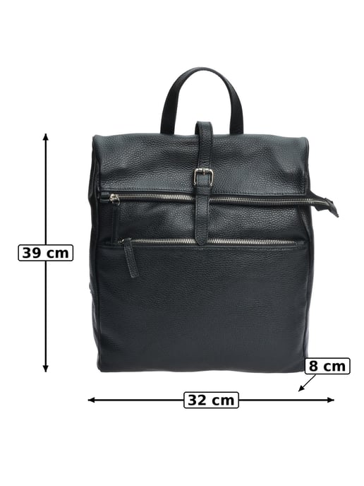 Anna Luchini Negro Bolso de cuero - Image 6