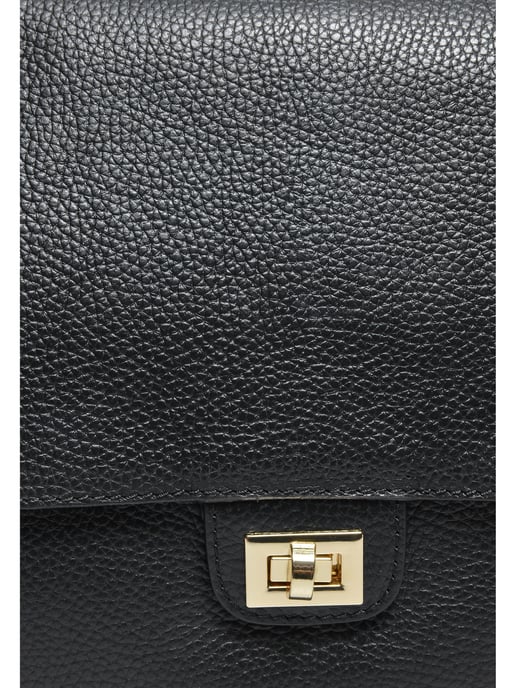 Luisa Vannini NEGRO Bolso de cuero - Image 3