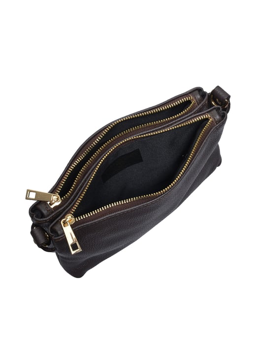 Luisa Vannini Bicolor Bolso de cuero - Image 4