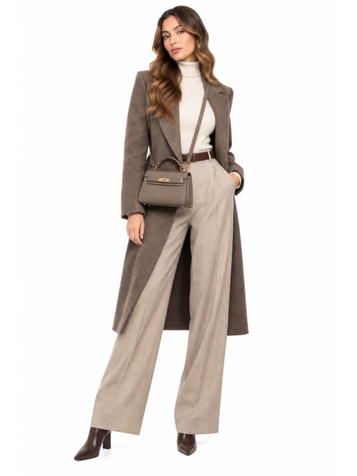 Isabella Rhea Beige Bolso de cuero - Image 5