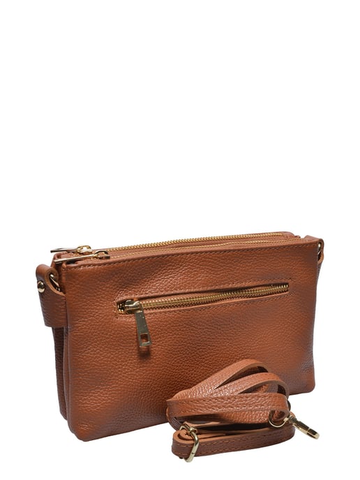 Luisa Vannini COGNAC Bolso de cuero - Image 2