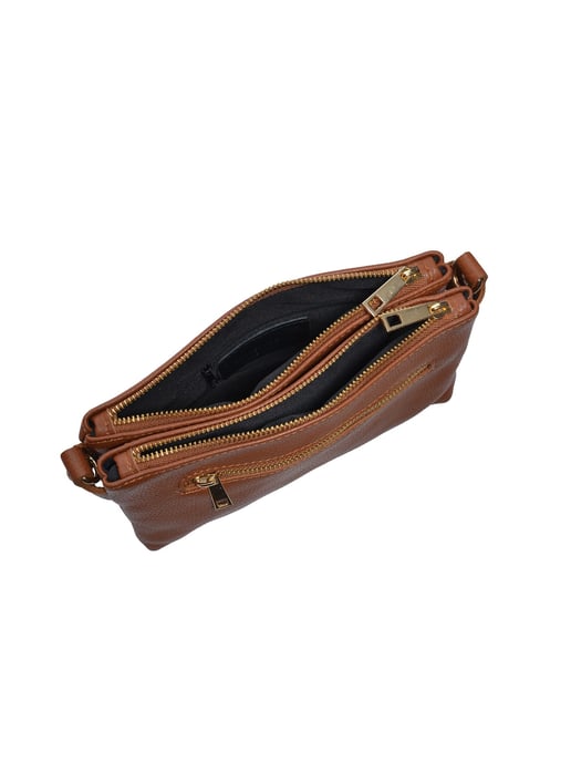 Luisa Vannini COGNAC Bolso de cuero - Image 4