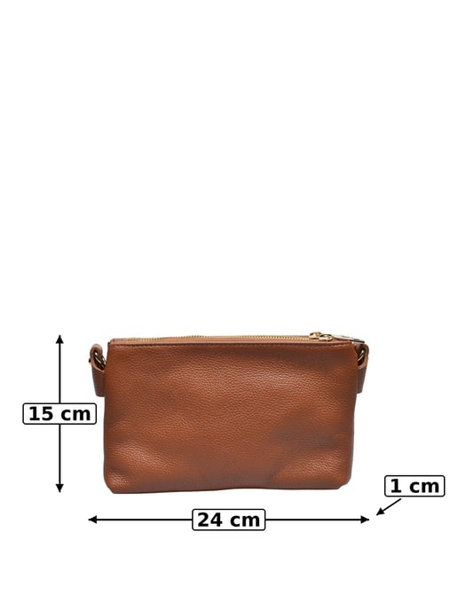 Luisa Vannini COGNAC Bolso de cuero - Image 5