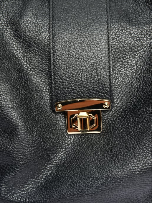 Roberta M Negro Bolso de cuero - Image 3