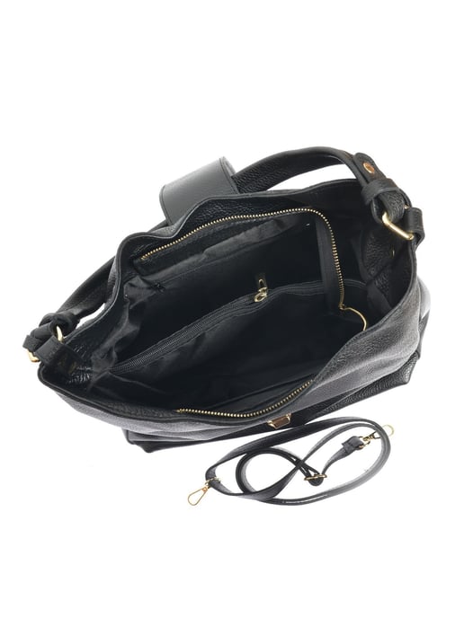 Roberta M Negro Bolso de cuero - Image 4