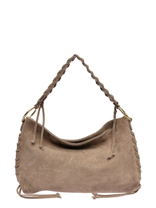 Anna Luchini Beige Bolso de cuero - Image 1