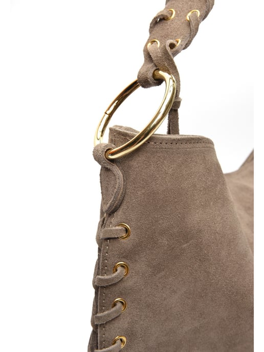 Anna Luchini Beige Bolso de cuero - Image 3