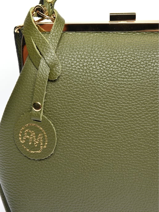 Roberta M Verde Bolso de cuero - Image 2