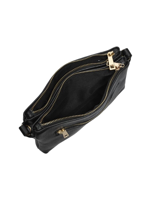 Luisa Vannini NEGRO Bolso de cuero - Image 4
