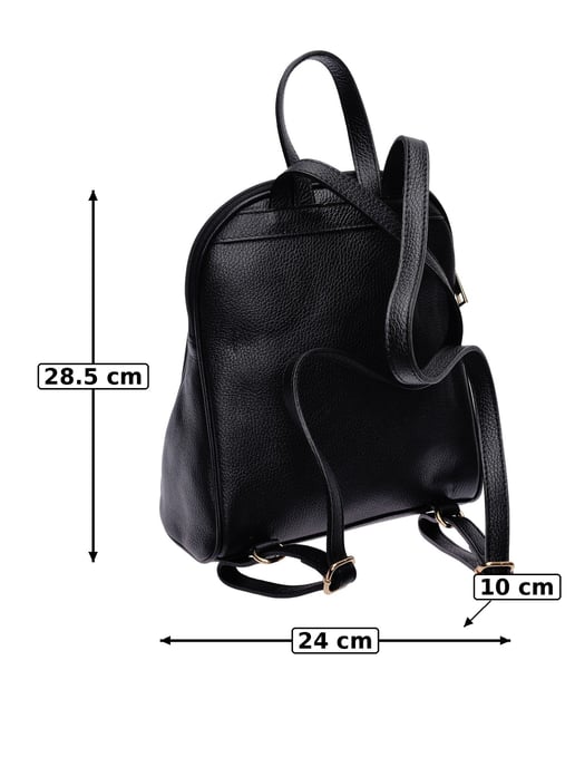 Anna Luchini Negro Bolso de cuero - Image 5