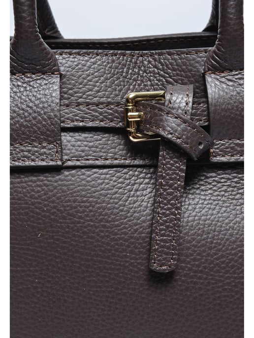 Luisa Vannini Bicolor Bolso de cuero - Image 3